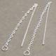 Wholesale Sterling Threader Earrings Finding, Wholesale Ear Threads