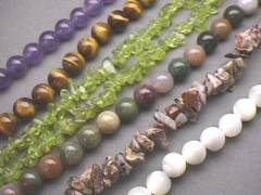 Round Semiprecious Stone Beads